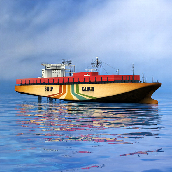 Cargo ship - 3Docean 9062369