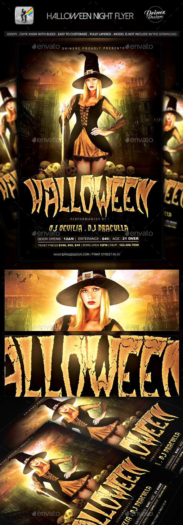 Halloween Night Flyer - Events Flyers