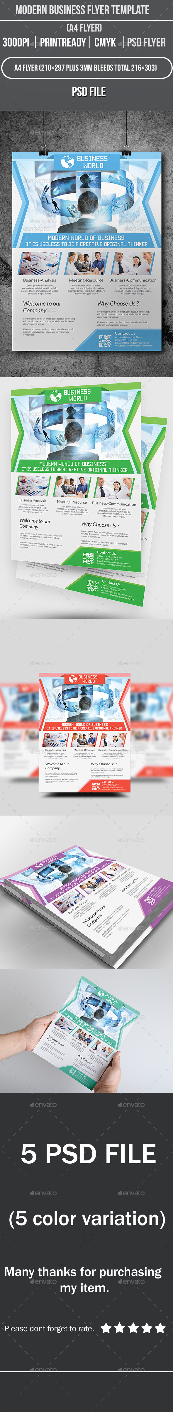 Modern Business Flyer Template - Corporate Flyers