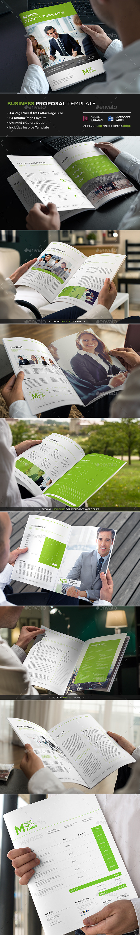 Business Proposal Template III - Proposals & Invoices Stationery