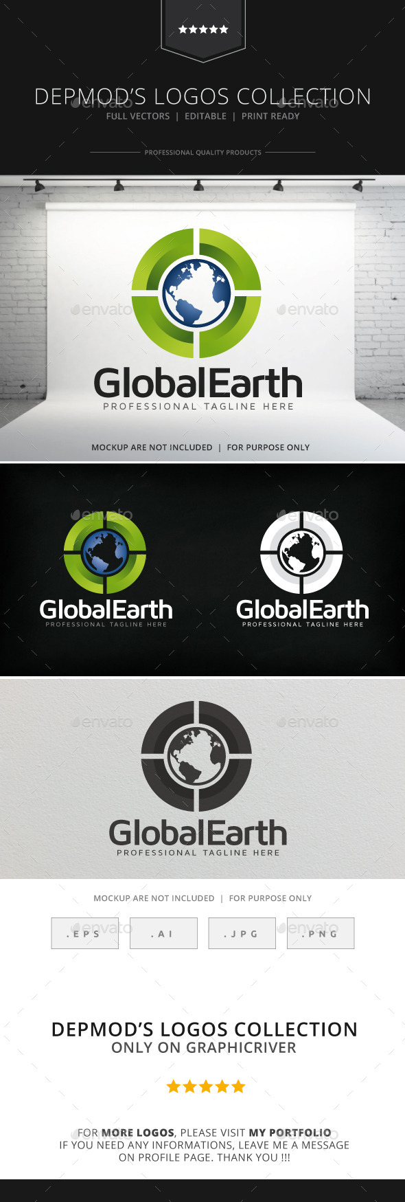 Global Earth Logo - Symbols Logo Templates