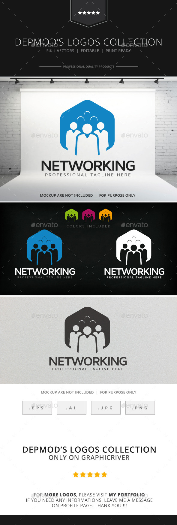 Networking Logo - Humans Logo Templates