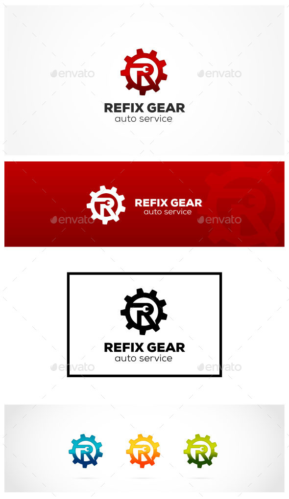 Repair Gear - Letters Logo Templates