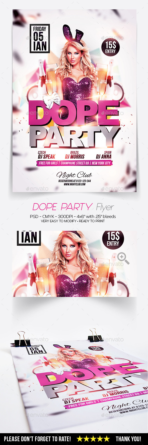 Dope Party Flyer - Clubs & Parties Events