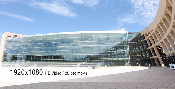 Timelapse Glass Building