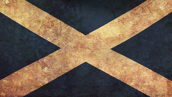 Scotland Flag 2 Pack – Grunge and Retro