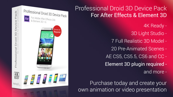 Professional Droid 3D - VideoHive 9073821