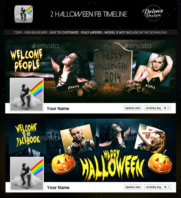 2 Halloween FB Timeline - Facebook Timeline Covers Social Media
