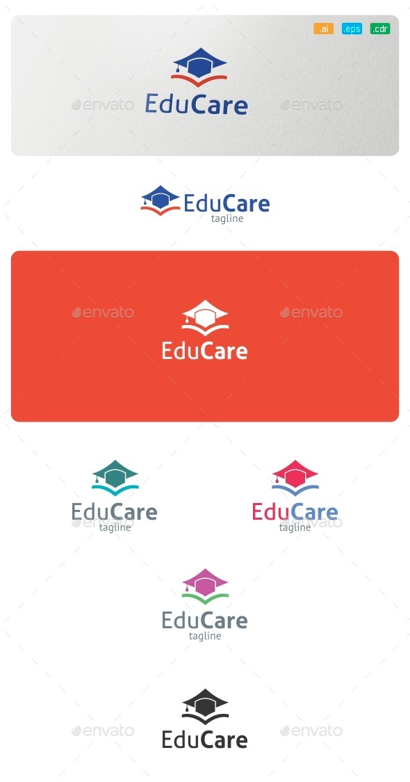 Edu Care Logo - Symbols Logo Templates