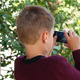 Boy Taking Picture Of Nature - VideoHive Item for Sale