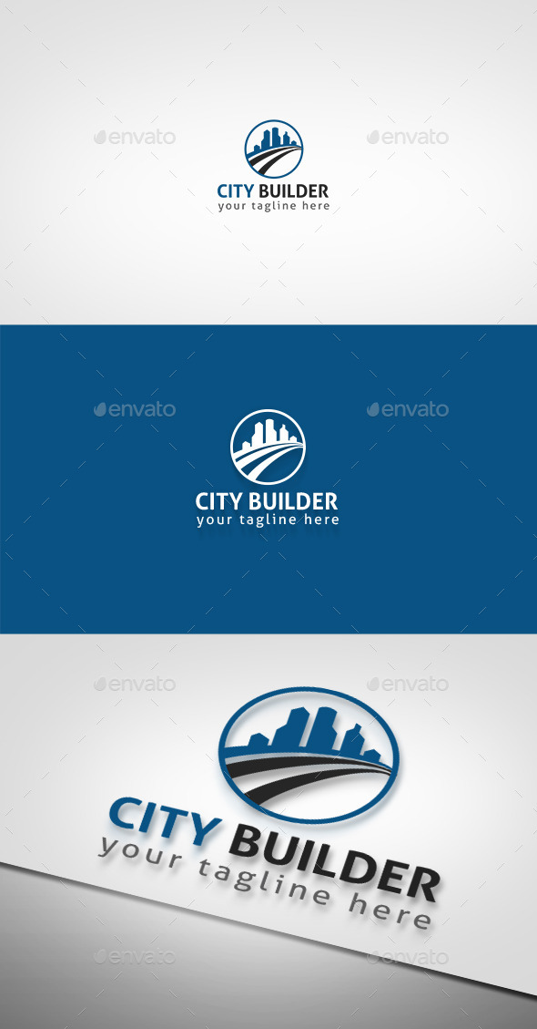 City Builder - Buildings Logo Templates