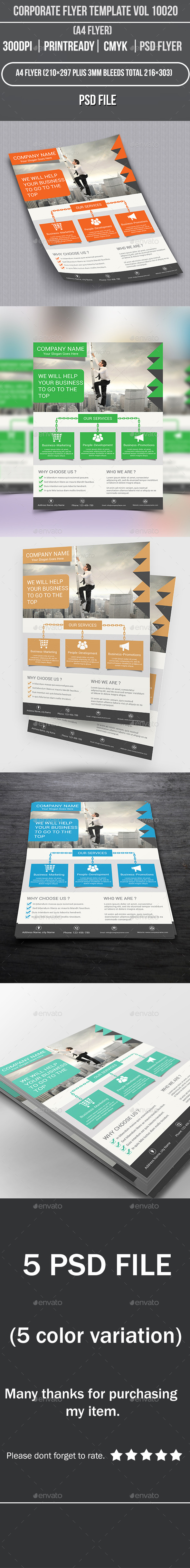 Corporate Flyer Template Vol 10020 - Corporate Flyers