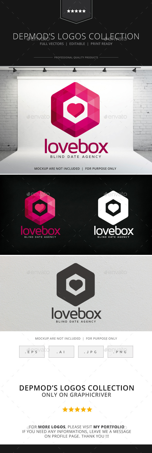 Love Box Logo - Symbols Logo Templates
