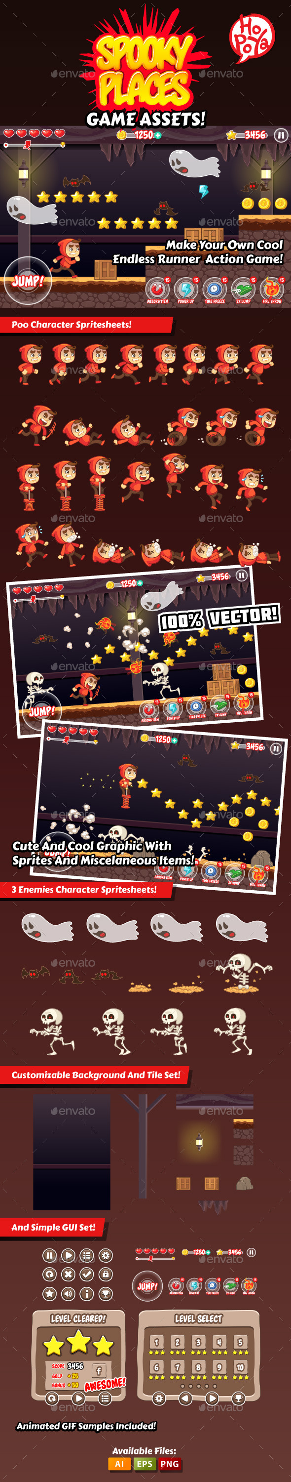 Spooky Places Game Assets - Game Kits Game Assets