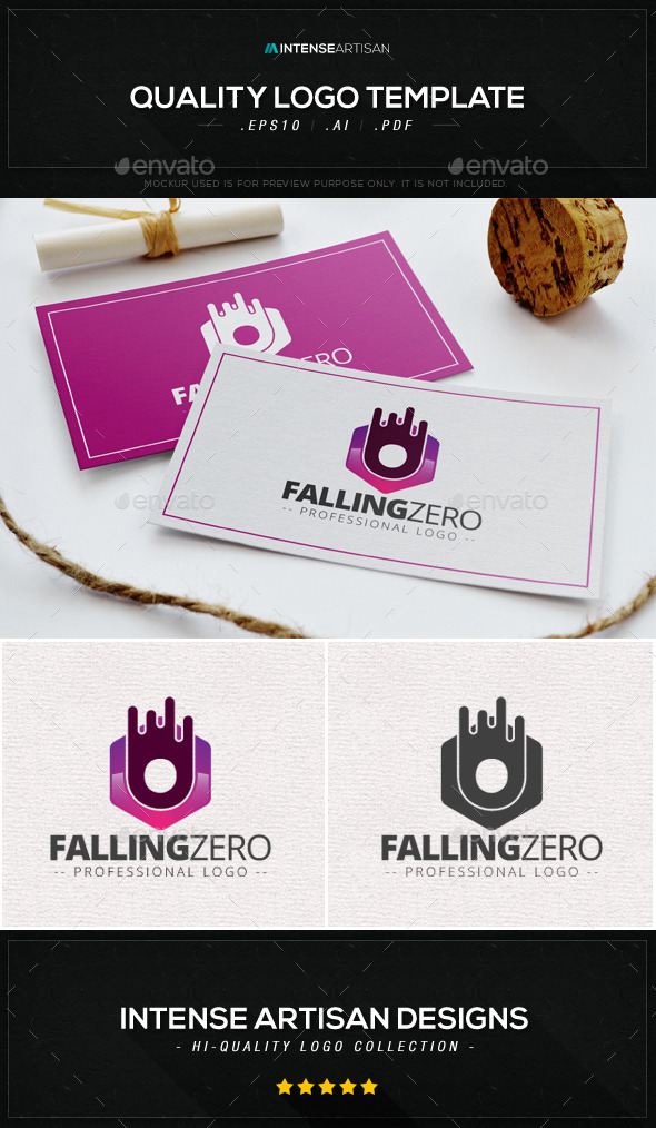 Letter O - Number 0 Logo Template - Letters Logo Templates
