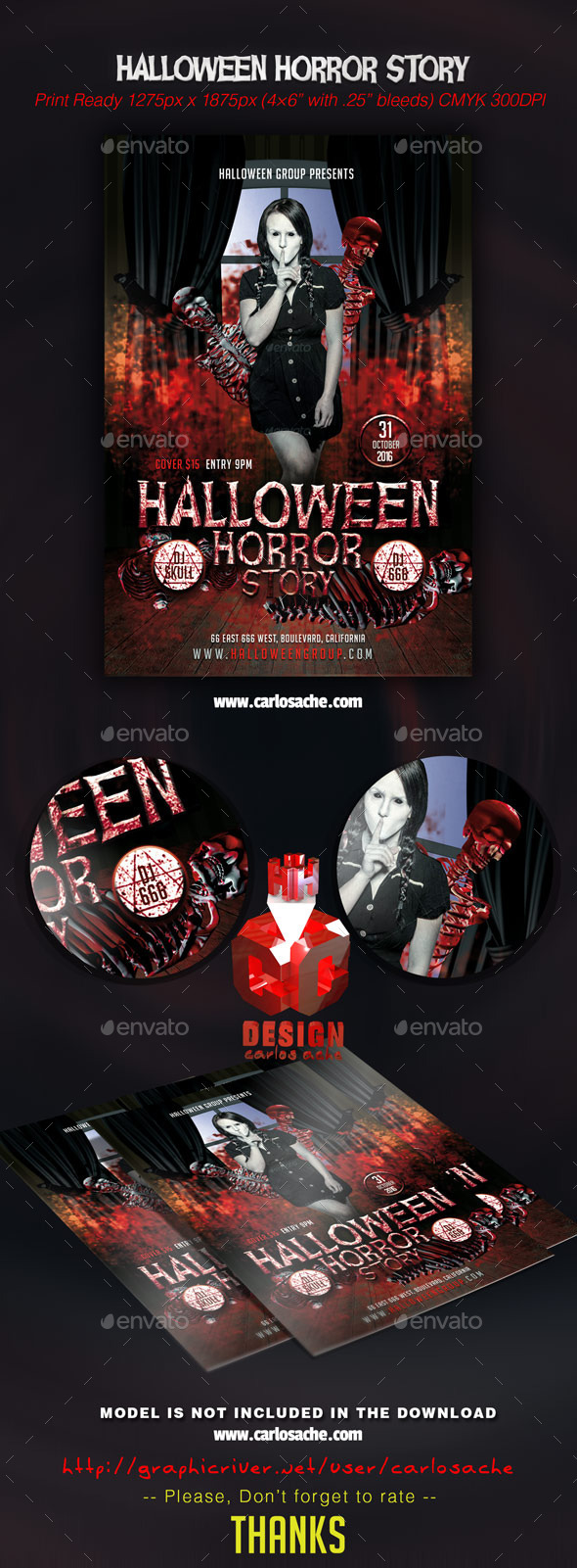 Halloween Horror Story - Flyer Template