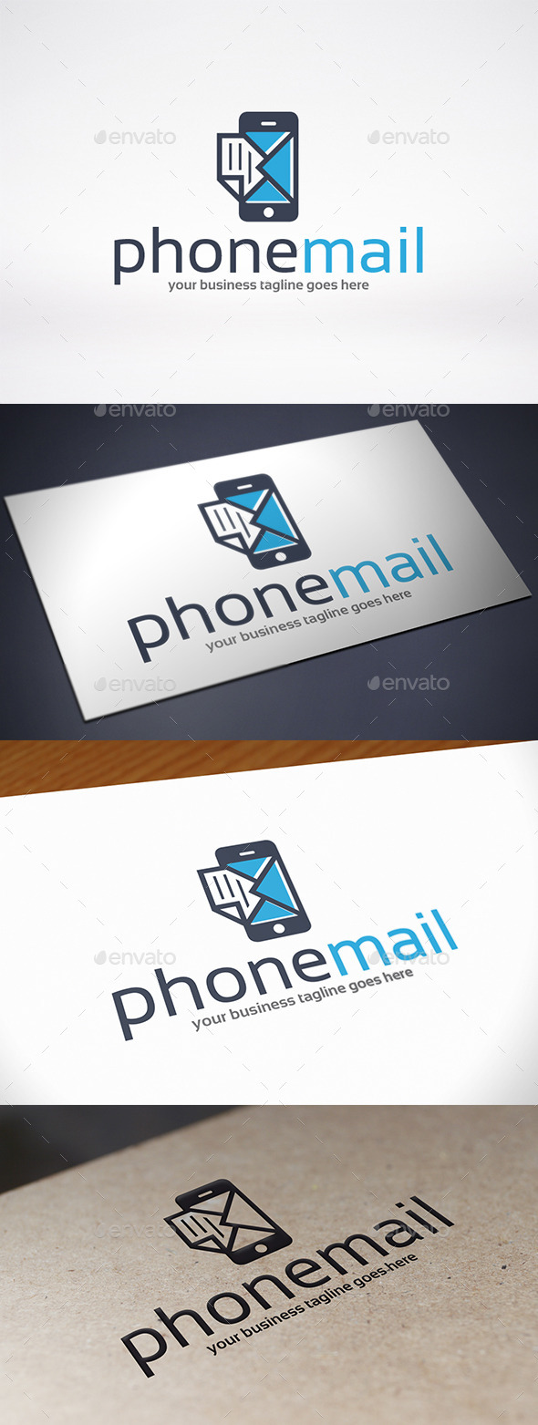 Phone Mail Logo Template - Objects Logo Templates