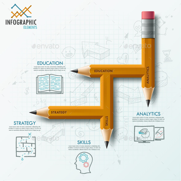Modern Infographic Process Template - Infographics