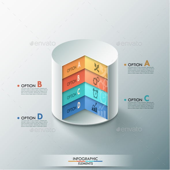 Modern Infographic Options Template - Infographics