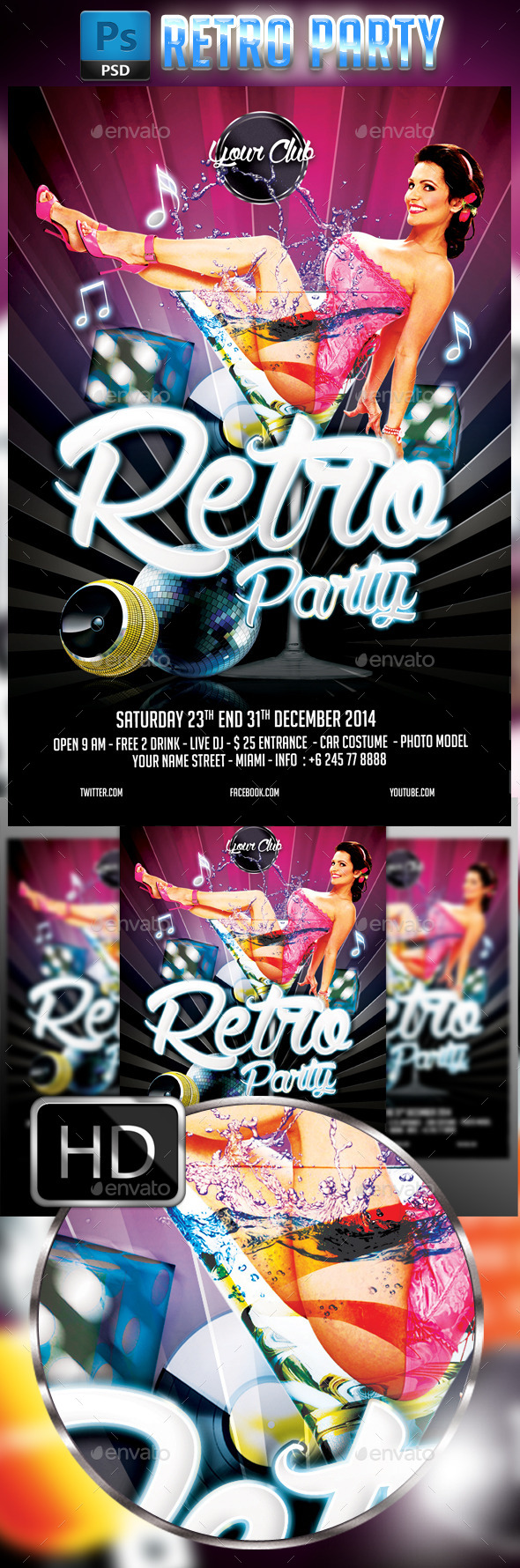 Retro Party #2 - Clubs & Parties Events