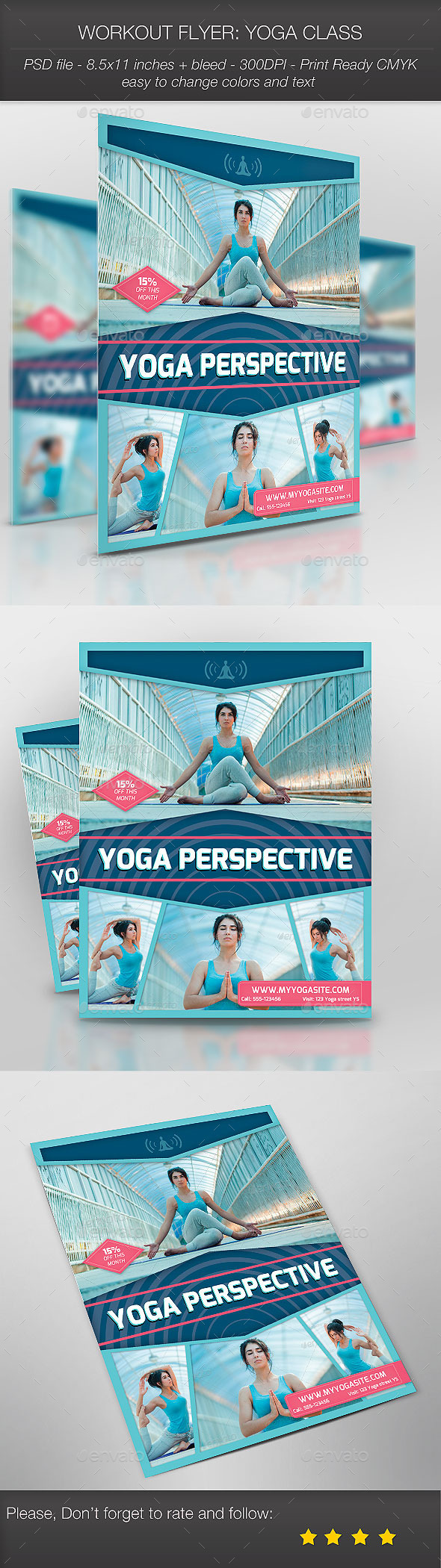Workout Flyer: Yoga Class - Sports Events