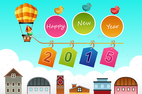 New Year 2015 Sign - New Year Seasons/Holidays