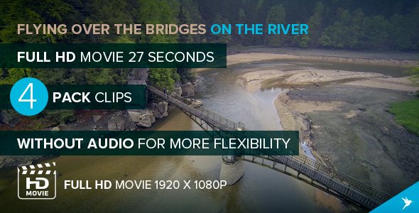 Flying Over the Old Bridges