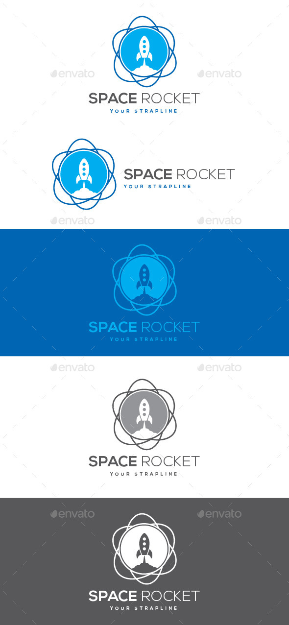 Space Rocket Logo - Objects Logo Templates