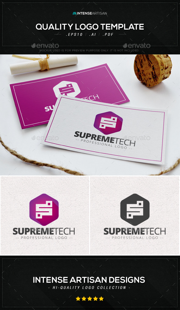 Supreme Tech Logo Template - Letters Logo Templates