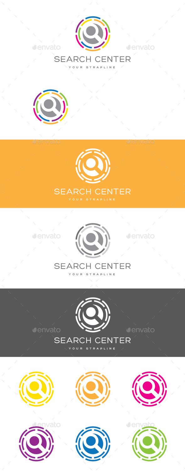 Search Center Logo - Symbols Logo Templates