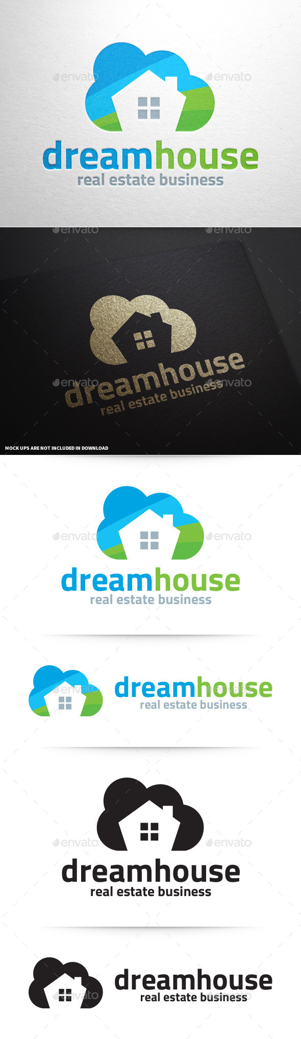 Dream House Logo Template - Buildings Logo Templates
