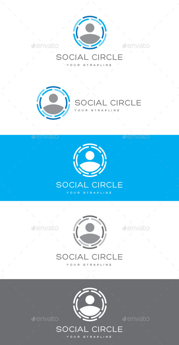 Social Circle Logo - Humans Logo Templates