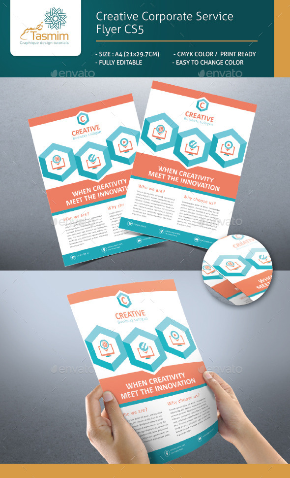 Creative Corporate Service Flyer CS5 - Corporate Flyers
