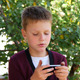 Young Man Communicates On The Smartphone - VideoHive Item for Sale