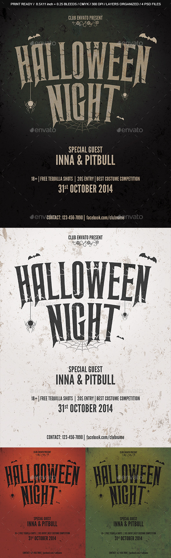 Halloween Night Flyer - Events Flyers