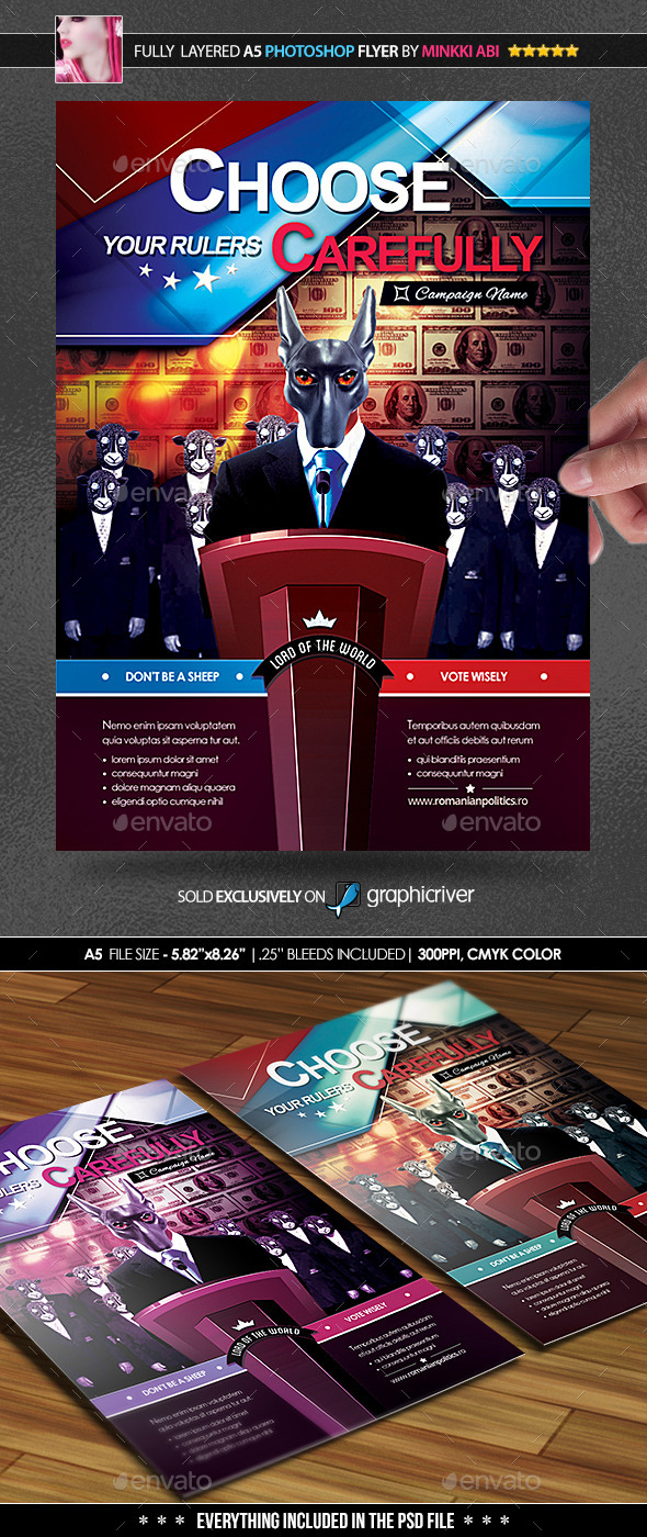 Election Awareness Poster/Flyer - Flyers Print Templates