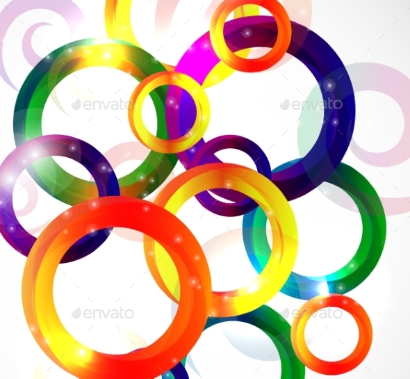 Abstract Bright Background Vector Illustration - Backgrounds Decorative