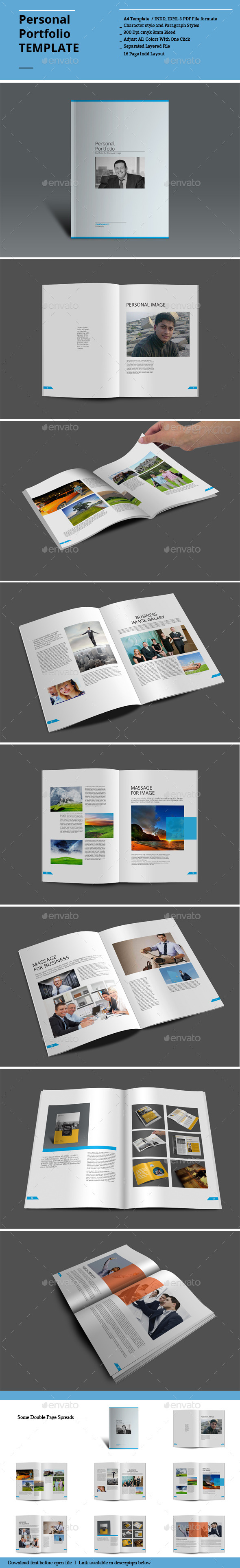 Personal Portfolio Templates - Portfolio Brochures