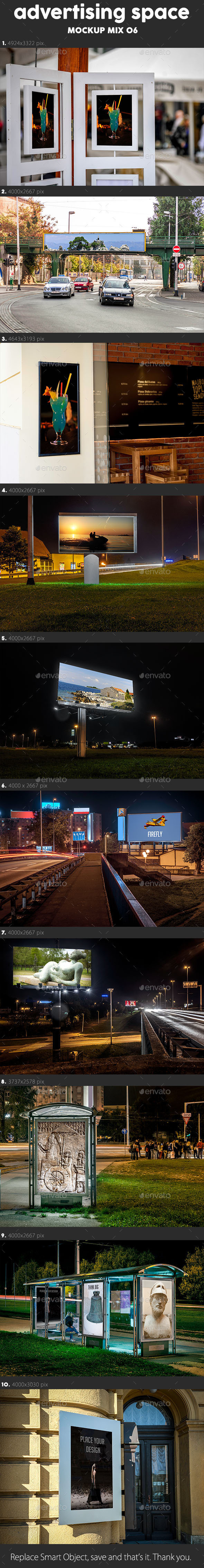 10 Ad Mock Up's Mix 06 - Signage Print