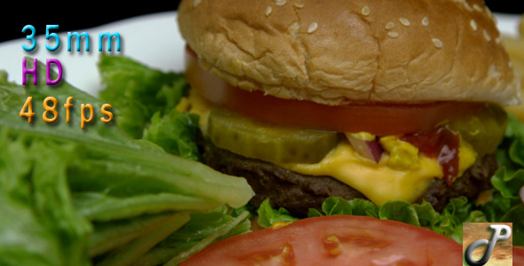 Cheeseburger and Salad alt