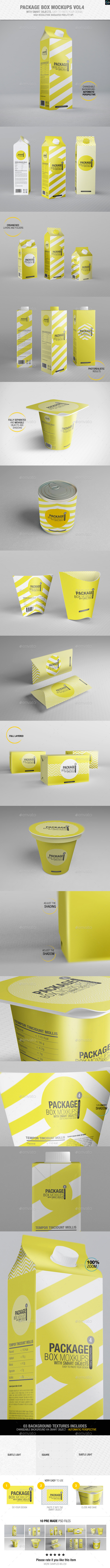 Package Box Mockups Vol4 - Packaging Product Mock-Ups