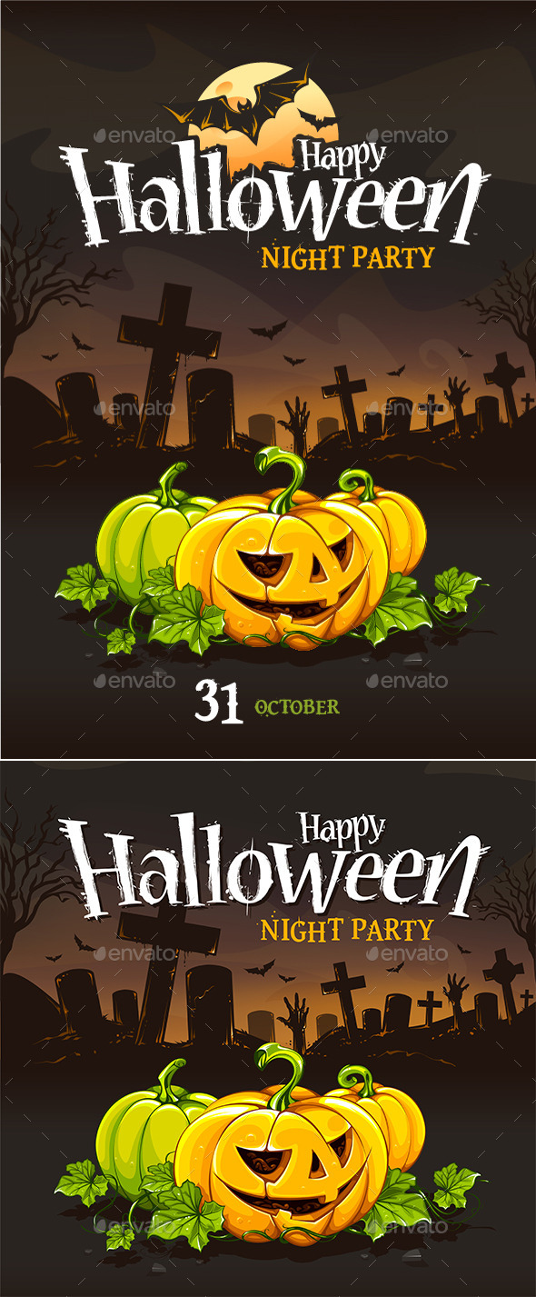 Halloween Poster Templates - Halloween Seasons/Holidays