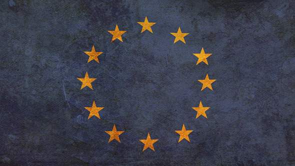 Europe Flag 2 Pack – Grunge and Retro