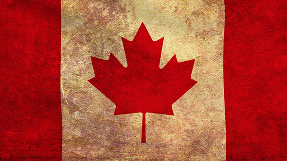 Canada Flag 2 Pack – Grunge and Retro