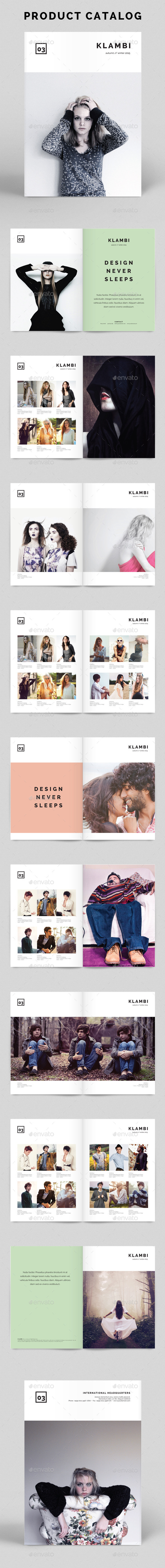 Product Catalog Klambi Template - Catalogs Brochures