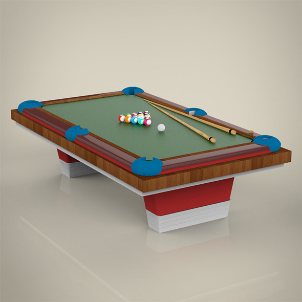 Billiard Table - 3Docean 8790481