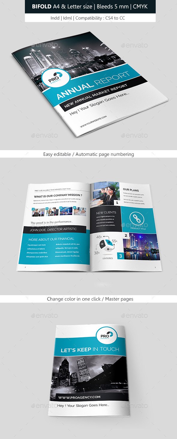 Business Brochure Template Bifold - Corporate Brochures