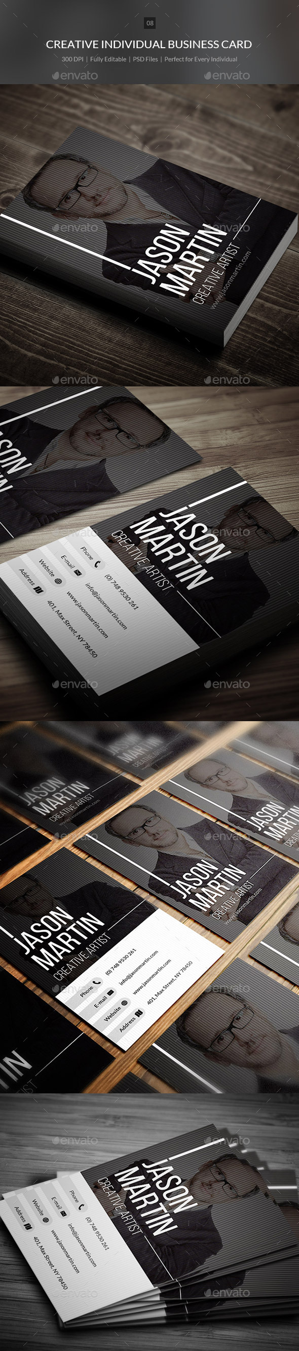 Personal Corporate Business Card - 08 - Corporate Business Cards