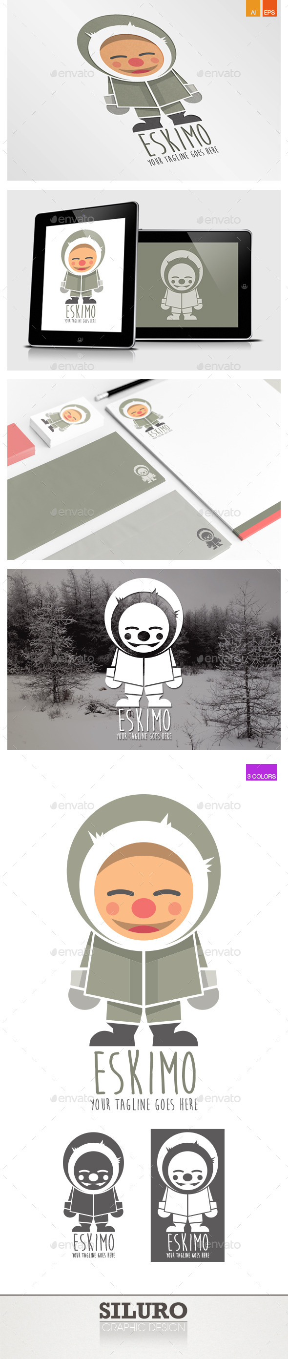 Eskimo Logo - Humans Logo Templates