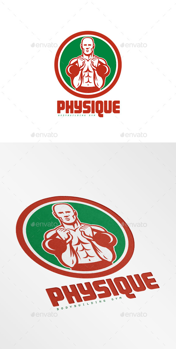 Physique Bodybuilding Gym Logo - Humans Logo Templates